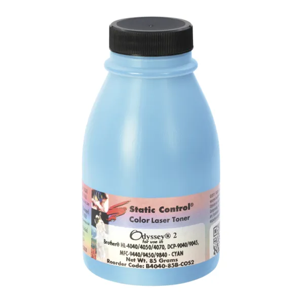 Тонер Brother HL-L4040 флакон, 85 г, блакитний SCC (B4040-85B-COS2)