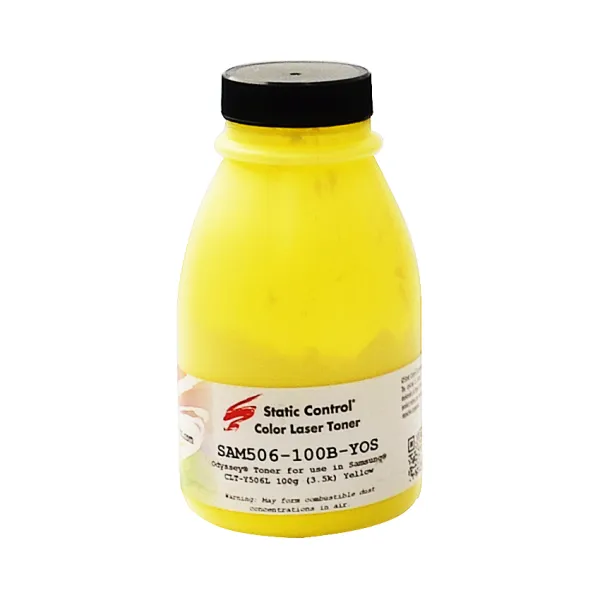 Тонер Samsung CLP-680 флакон, 100 г, жовтий SCC (SAM506-100B-YOS)