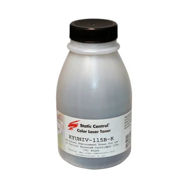 Тонер Kyocera Mita універсальний KYUNIV флакон, 115 г, чорний SCC (KYUNIV-115B-K)