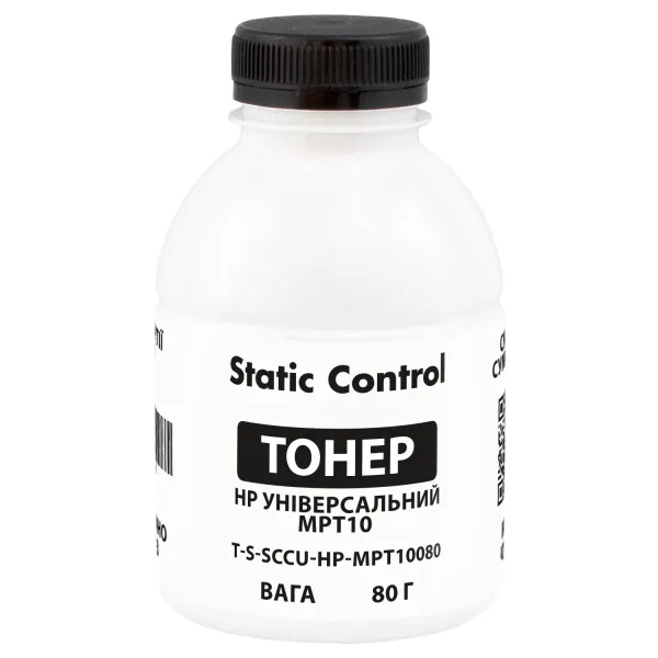 Тонер HP універсальний MPT10 флакон, 80 г SCC (TSM-MPT10-080)