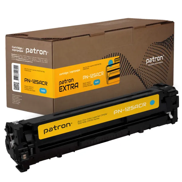 Картридж сумісний HP 125A (CB541A) блакитний Extra Patron (PN-125ACR)