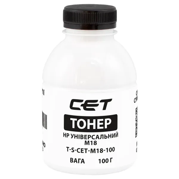 Тонер HP універсальний M18 флакон, 100 г CET (TSM-M18-100)