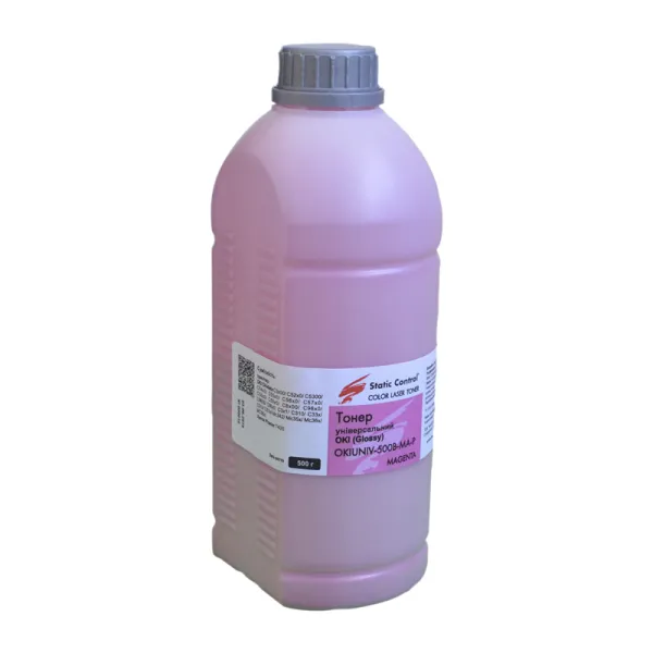 Тонер Oki універсальний OKIUNIV флакон, 500 г, пурпуровий SCC (OKIUNIV-500B-MA-P)