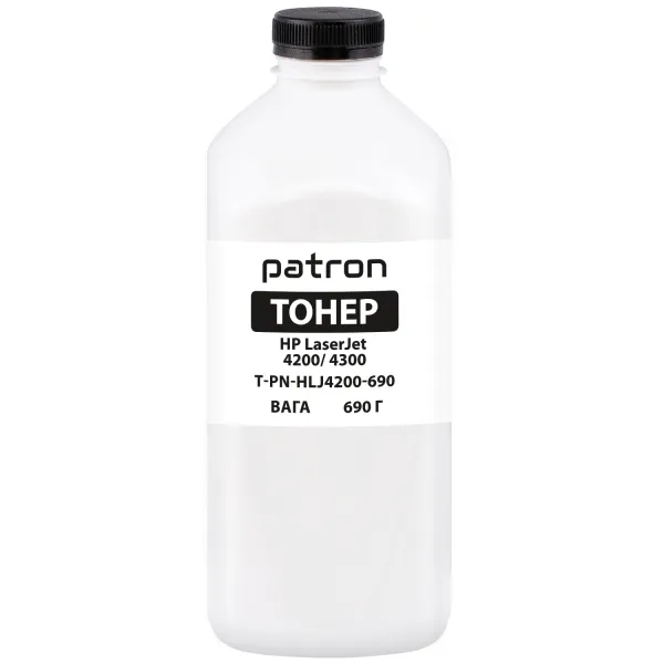 Тонер HP LJ 4200/4300 флакон, 690 г Patron (PN-HLJ4200-690)