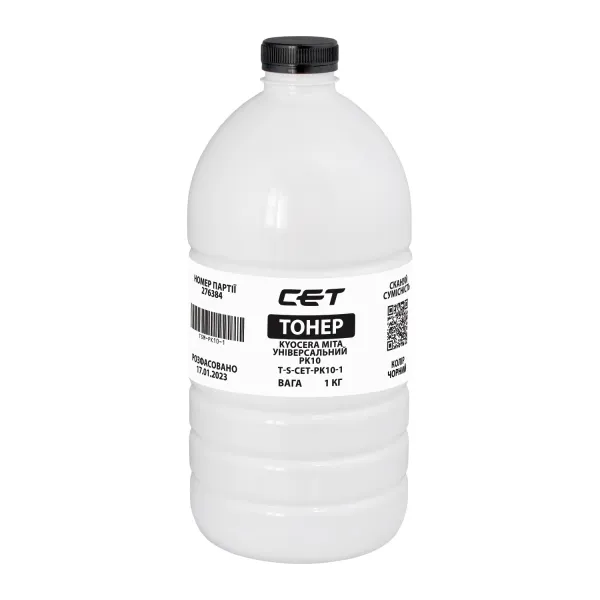 Тонер Kyocera Mita універсальний PK10 флакон, 1 кг CET (TSM-PK10-1)