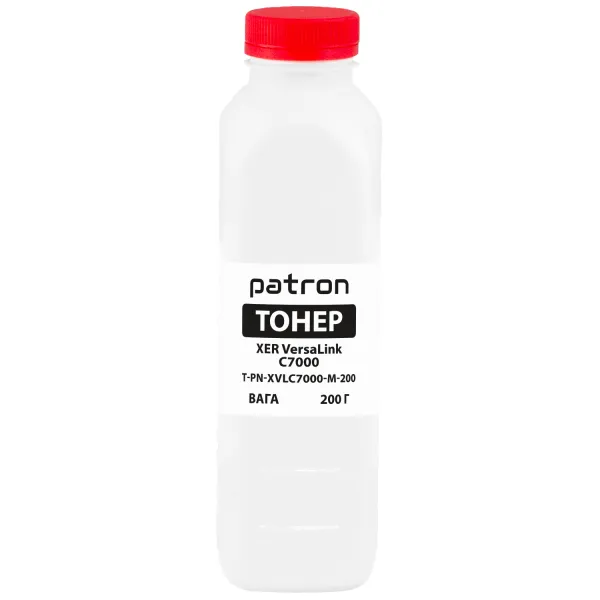 Тонер XER VersaLink C7000 флакон, 200 г, пурпуровий Patron (PN-XVLC7000-M-200)