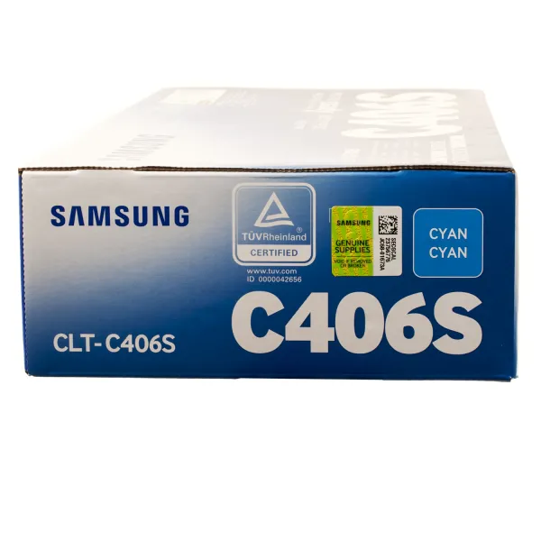 Тонер-картридж CLT-C406S голубой Samsung (ST986A) - Фото 2