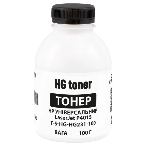 Тонер HP універсальний LaserJet P4015 флакон, 100 г HG toner (TSM-HG231-100)