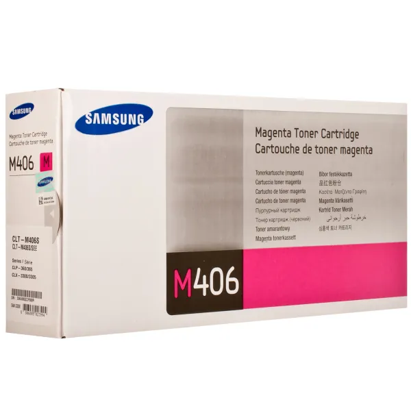 Тонер-картридж CLT-M406S пурпуровий Samsung (SU254A)