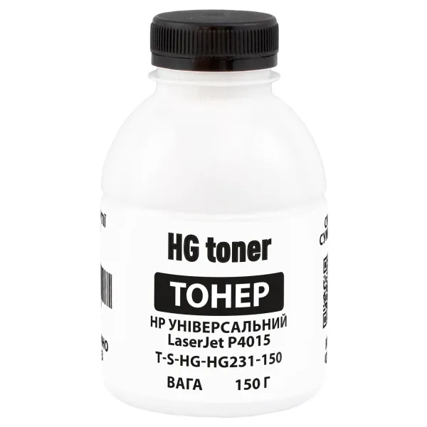 Тонер HP універсальний LaserJet P4015 флакон, 150 г HG toner (TSM-HG231-150)