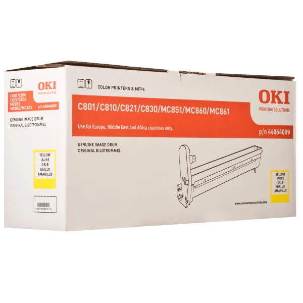 Драм-картридж C810/830/MC860 жовтий Oki (44064009)
