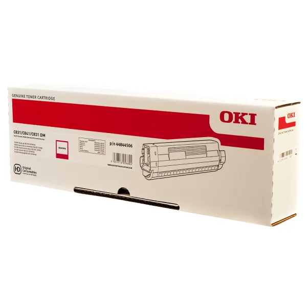 Тонер-картридж C831/841 пурпуровий Oki (44844506) - Фото 3