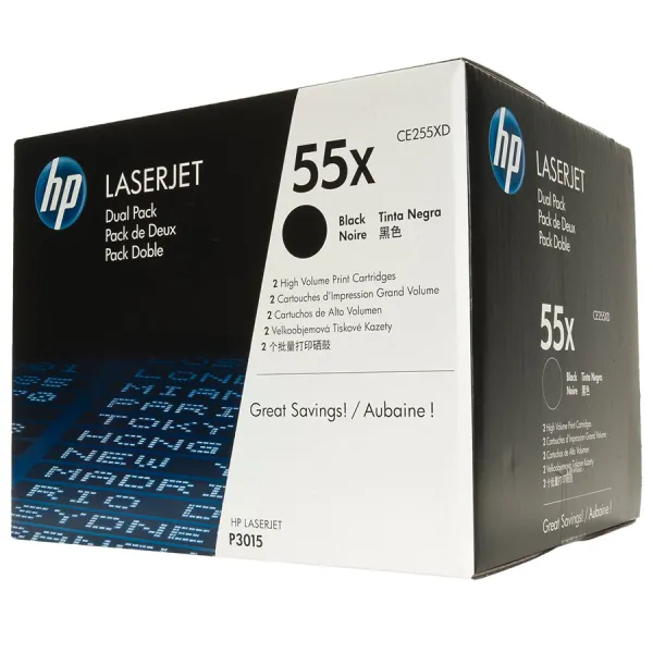 Картридж 55X чорний HP (CE255XD)