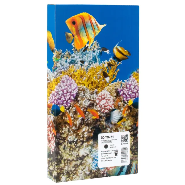 Картридж сумісний Epson T9731 (C13T973100) 22.5K арк, чорний Barva (IC-T9731)