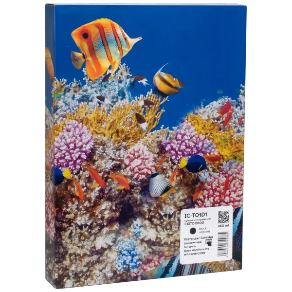 Картридж сумісний Epson T01D1 XXL (C13T01D100) 50K арк, чорний Barva (IC-T01D1)