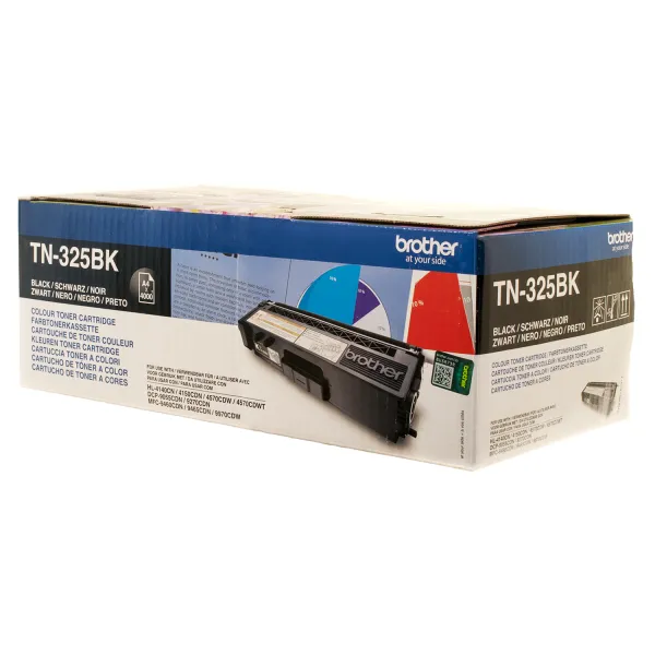 Тонер-картридж TN325BK чорний Brother (TN325BK) - Фото 3