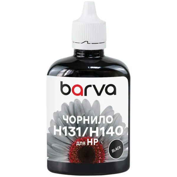 Чорнило для HP 131/140 спеціальне 90 г, пігментне, чорне Barva (H140-340)
