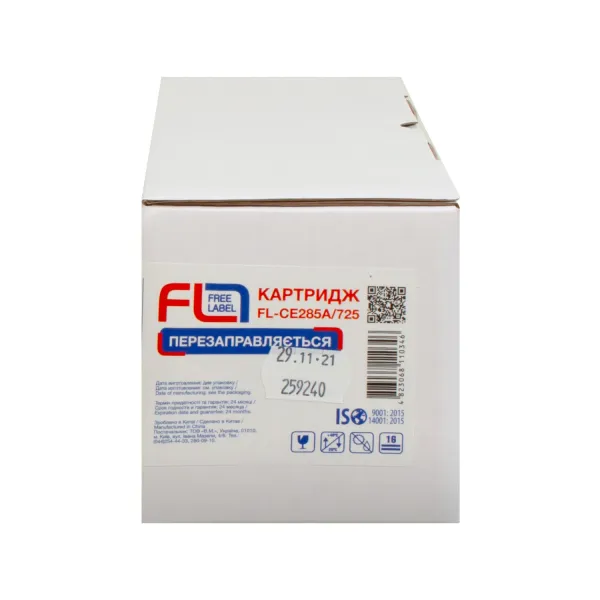 Картридж сумісний HP 85A (CE285A)/Canon 725 Free Label (FL-CE285A/725) - Фото 2