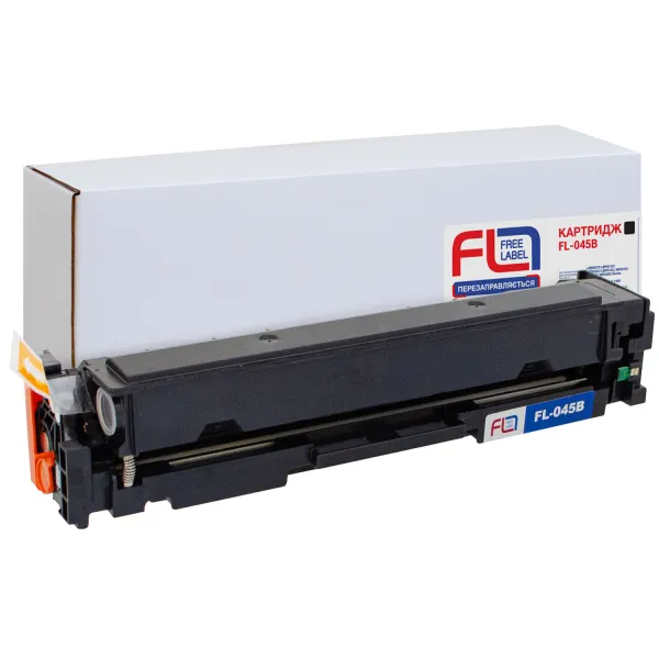Картридж сумісний Canon 045 чорний Free Label (FL-045B)