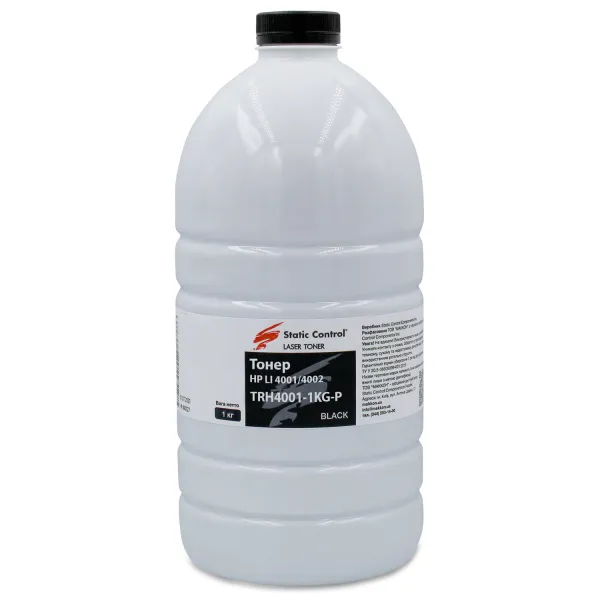 Тонер HP LJ 4001/4002 флакон, 1 кг SCC (TRH4001-1KG-P)