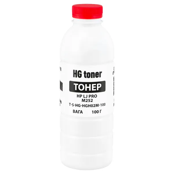 Тонер HP LJ Pro M252 флакон, 100 г, пурпуровийHG toner (TSM-HGH02M-100)