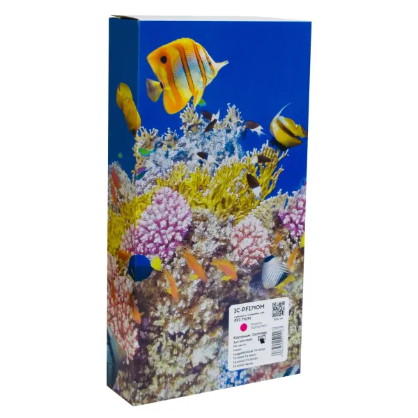 Картридж сумісний Canon PFI-710M (2356C001AA) 700 мл, пурпуровий Barva (IC-PFI710M)