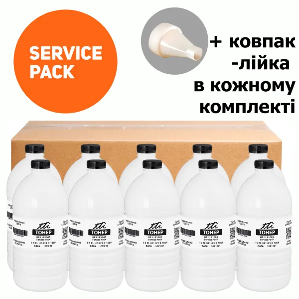 Тонер HP LJ P1005 Service Pack, флакон 10x1 кг TTI (TSM-T125-K-10SP)