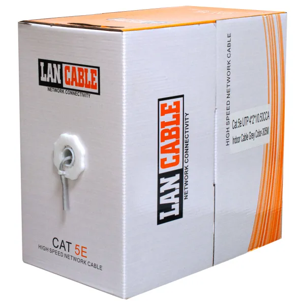 Кабель звита пара UTP CAT.5E 305 м, 4*2*0.5, біметал Patron (04001) - Фото 2