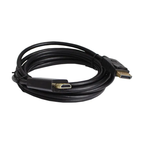 Кабель DP-HDMI, 4K 60Hz, позолочені конектори, PVC, 3м чорний Patron (PN-DP-HDMI-30)