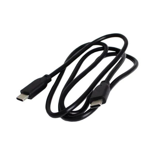 Кабель USB Type-C - Type-C, підтримка 100 Вт, 1м, чорний Patron (PN-TYPE-C-100W-1)