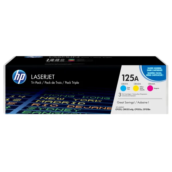 Картридж 125A блакитний/пурпуровий/жовтий HP (CF373AM)