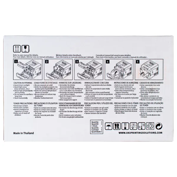 Тонер-картридж B721/MB760 18K Oki (45488802) - Фото 4
