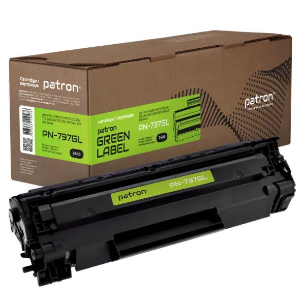 Картридж сумісний для MF237, Canon 737 Green Label Patron (PN-737GL)
