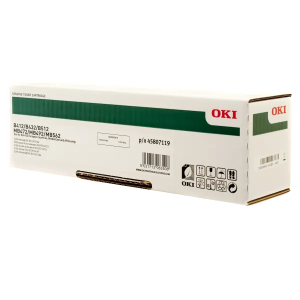 Тонер-картридж B412/MB472 3K Oki (45807119/45807102) - Фото 2