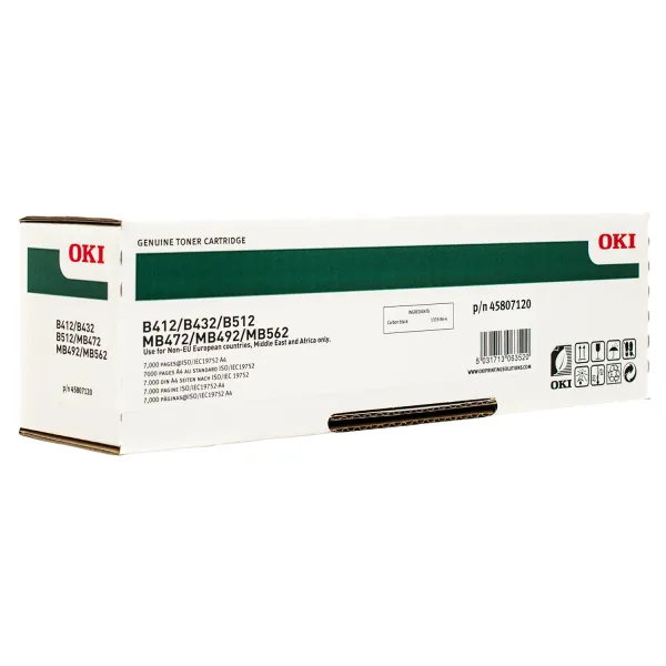 Тонер-картридж B412/MB472 7K NEU Oki (45807120/45807106/2631240)